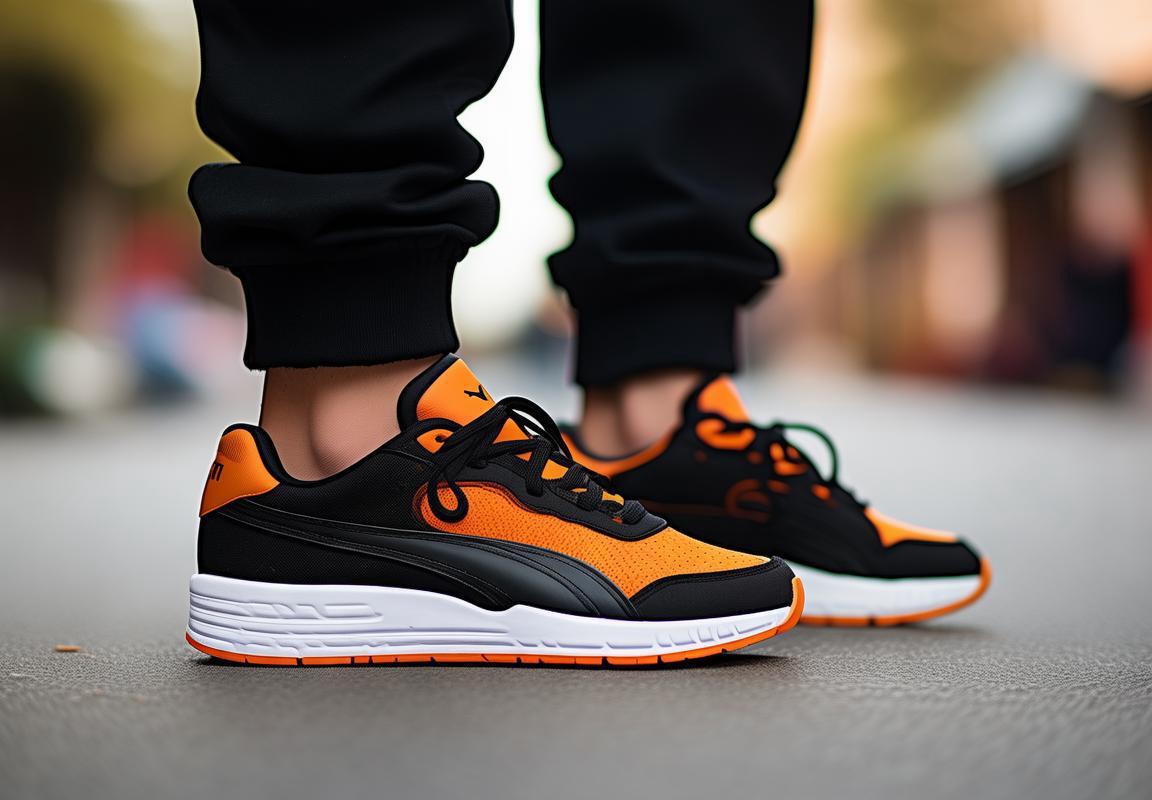 Oferta Especial: Tenis Puma Negros Con Naranja en Puma Outlet México