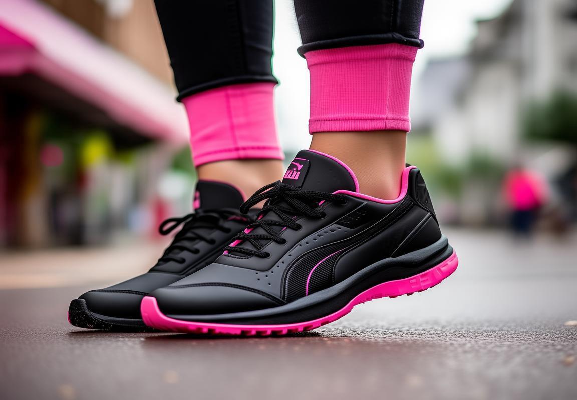 Oferta Especial en Puma Outlet México: Tenis Puma Negro con Rosa para Mujer