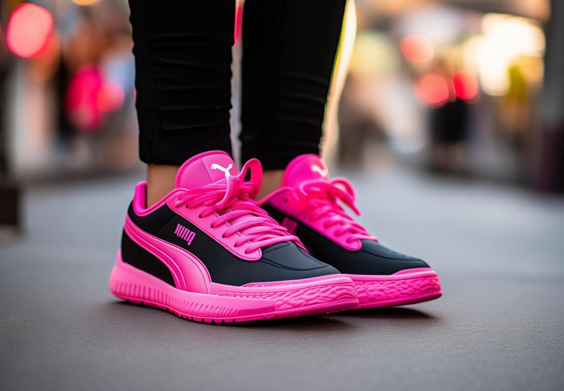 Oferta Especial en Puma Outlet México: Tenis Puma Negro con Rosa para Mujer