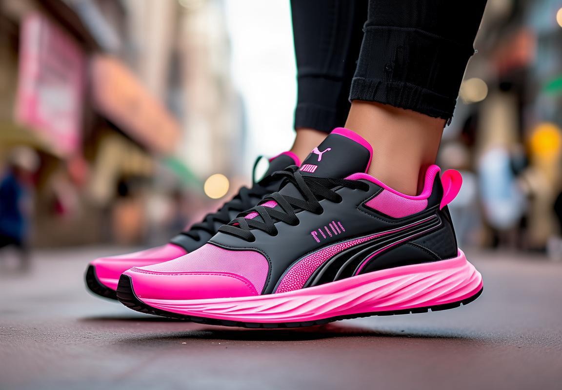 Oferta Especial en Puma Outlet México: Tenis Puma Negro con Rosa para Mujer