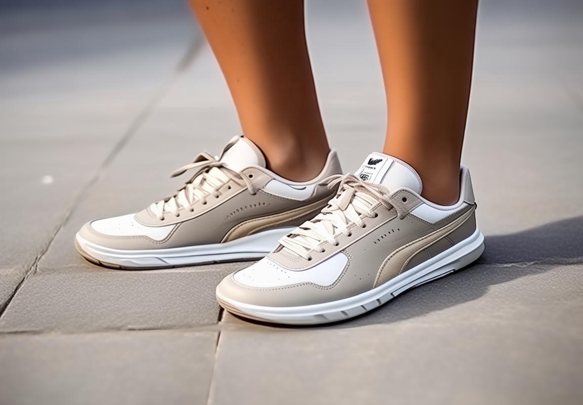 Oferta Especial: Calzado Casual PUMA en Colores Neutros, ¡30% de Descuento!