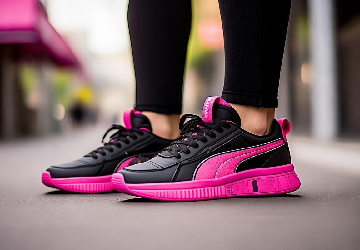 Oferta Especial en Puma Outlet México: Tenis Puma Negro con Rosa para Mujer