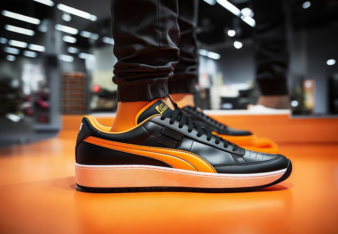 Oferta Especial: Tenis Puma Negros Con Naranja en Puma Outlet México